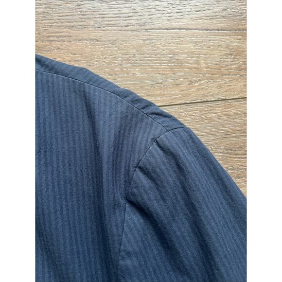 Polo Ralph Lauren Blazer Mens 44R Blue Pin Stripe Cotton Blend Three Button - Picture 10 of 12